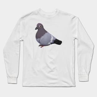 Cute Dove Drawing Long Sleeve T-Shirt